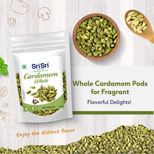 Sri Sri tattva Cardamom Whole